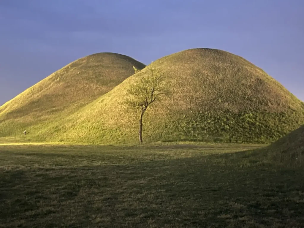 Daereungwon Tomb Complex, Gyeongju, South Korea - April 2026