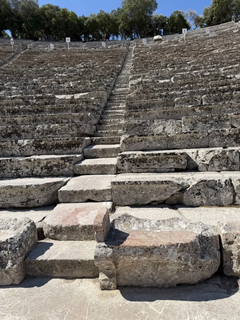 Theater Seats, Epidaurus, Greece - July 2026