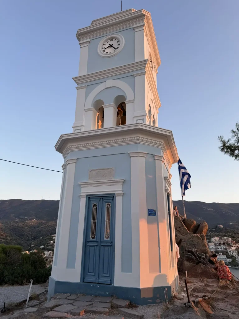Clock Tower, Poros, Greece - July 2026