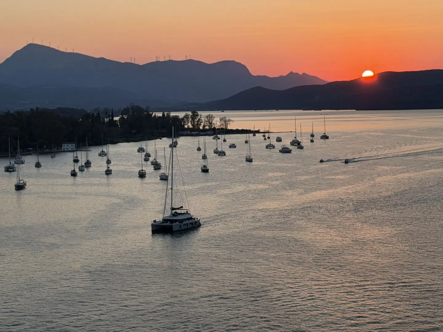 Sunset, Poros, Greece - July 2026