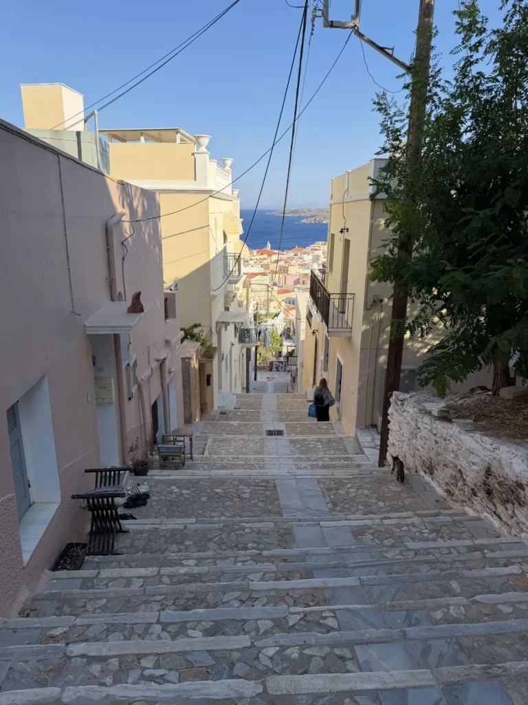 Streets, Siros, Greece - July 2026